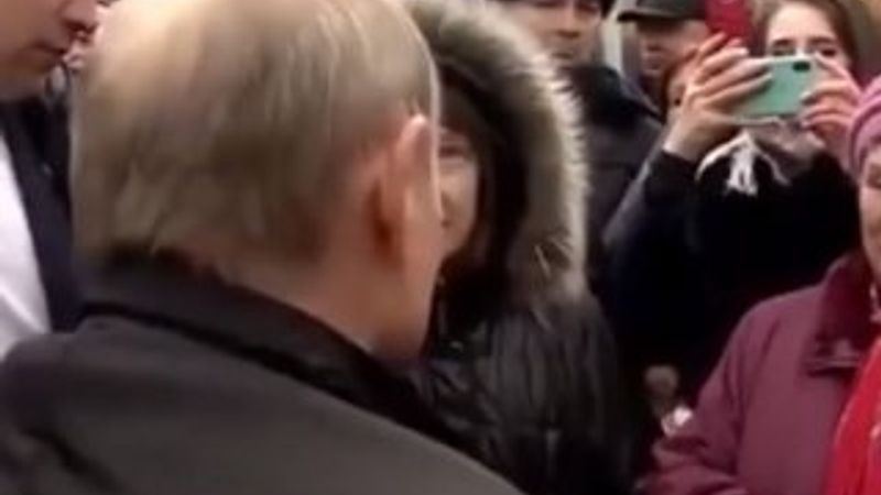 Putin'e vatandaşından emekli maaşı sorusu