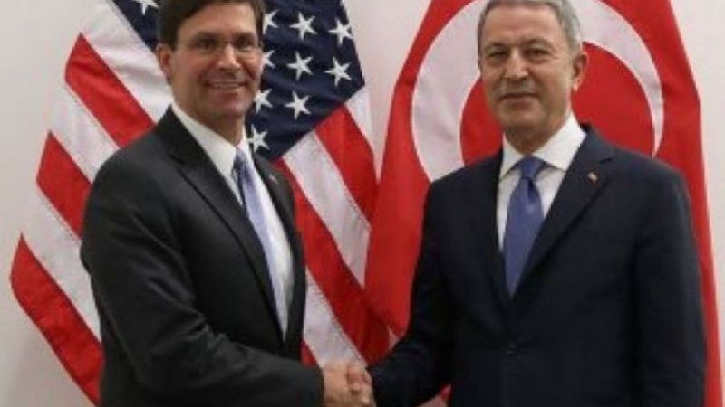 Hulusi Akar ABD'li mevkidaşı ile görüştü