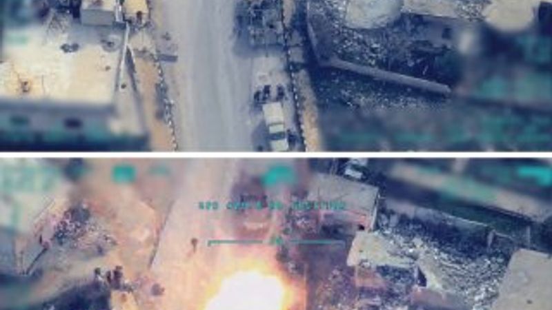 Rejim güçleri havadan ve karadan vuruluyor