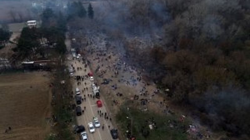 Avrupa sınırına yoğun göçmen akını