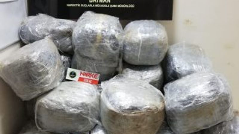 Batman'da uyuşturucu operasyonu: 232 kilo esrar