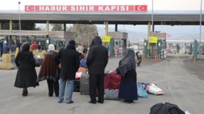 Habur Sınır Kapısı kapatıldı