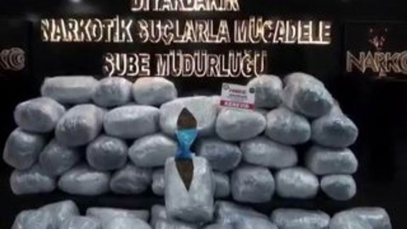 Diyarbakır’da PKK'ya ağır darbe: 358 kilo esrar bulundu