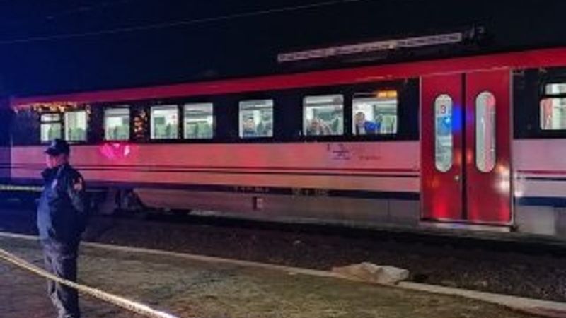 Kütahya'da trenin çarptığı kişi hayatını kaybetti