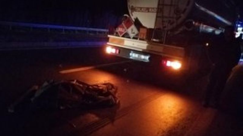 Aydın'da tankerin çarptığı yaya öldü