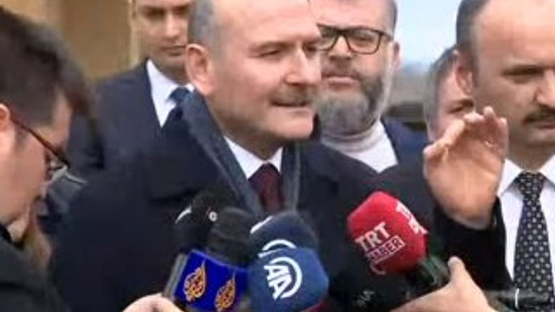 Bakan Süleyman Soylu, muhabirle tartıştı