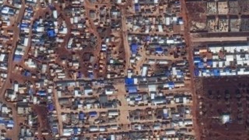 İdlib'deki yıkımın uydu görüntüleri