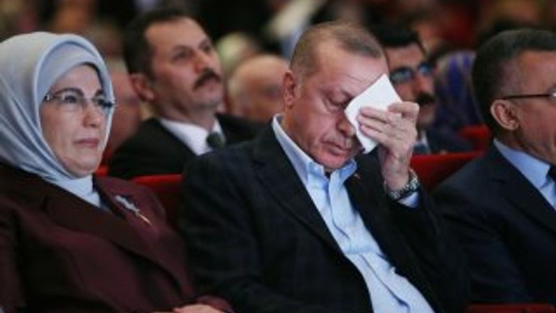 Şehit annelerinin konuşması Erdoğan'ı duygulandırdı