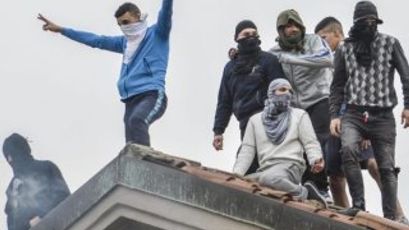İtalya'da cezaevinde koronavirüs isyanı: 12 ölü