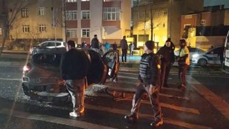 Kazaya sebebiyet veren trafik magandası koşarak kaçtı