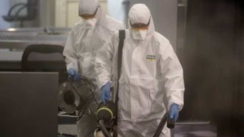 TBMM koronavirüse karşı dezenfekte edildi