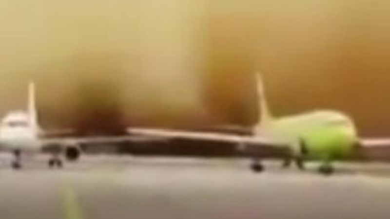 Ürdün'ü kum fırtınası vurdu