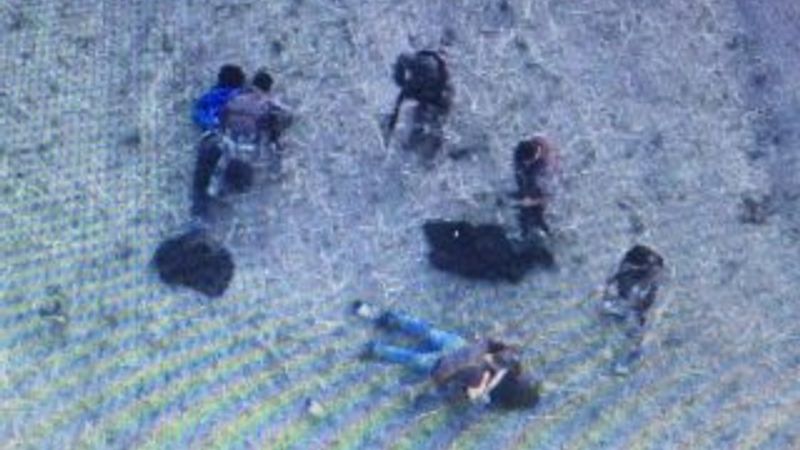 Katil zanlıları drone ile kıskıvrak yakalandı