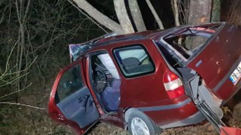 Karabük'te otomobil ağaca çarptı: 1 ölü