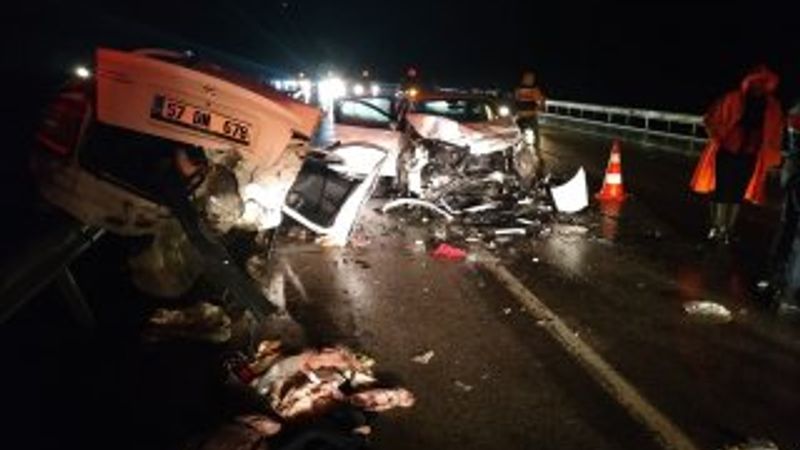 Sinop'ta trafik kazası: 4 ölü 6 yaralı