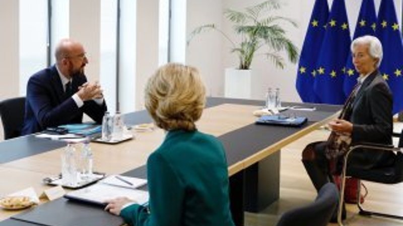 Avrupalı liderlerden 'mesafeli' korona toplantısı