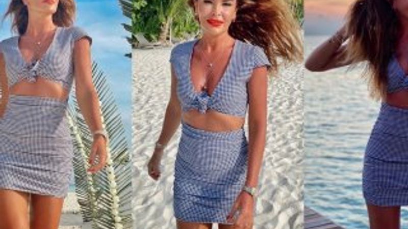 Özlem Yıldız Maldivler'den döndü