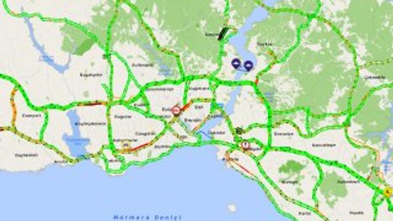 İstanbul trafiğinde koronavirüs etkisi
