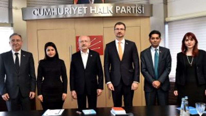 Kılıçdaroğlu, DSÖ heyeti ile görüştü