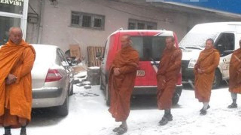 Sivas'ta Taylandlı turistler şaşkınlığa neden oldu