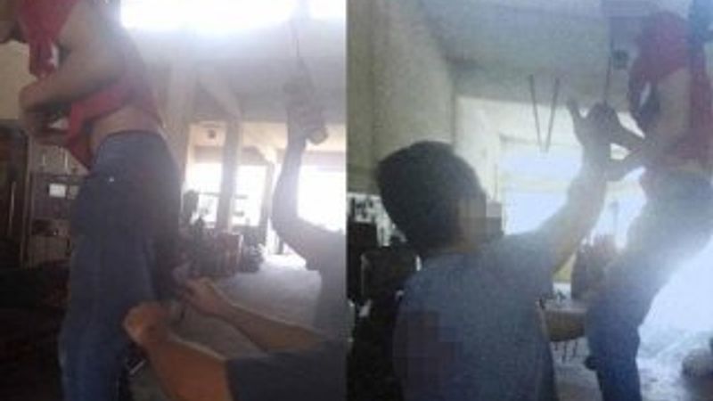 Çıraklarını dövüp tavana asan iki patron, tahliye edildi