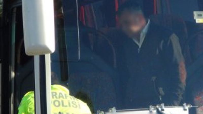 Antalya'da servis şoförü 1.77 promil alkollü yakalandı