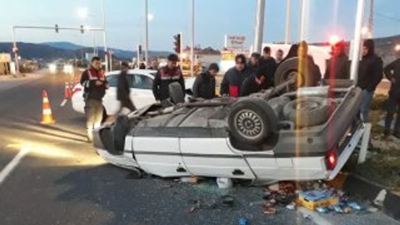 Manisa'da trafik kazası: 5 yaralı