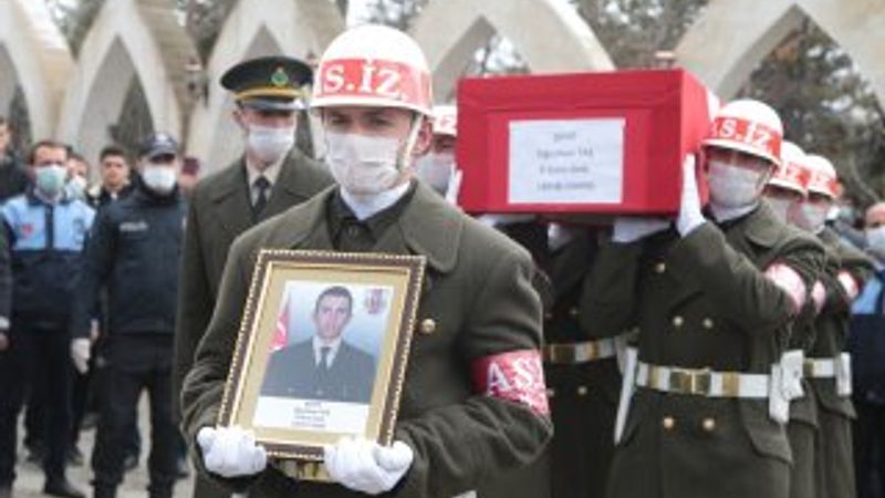 İdlib şehidi Kahramanmaraş'ta son yolculuğuna uğurlandı