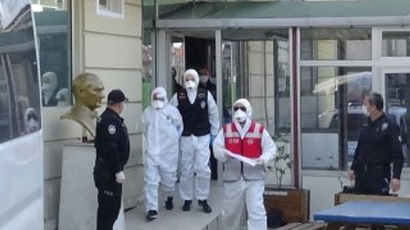 Koronavirüs servisine giremeyen hasta yakını dehşet saçtı