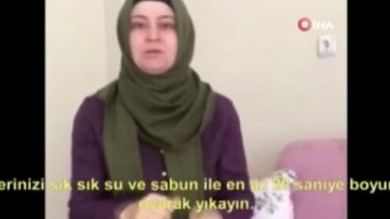 İşaret dili kursiyerleri 14 kuralı anlattı