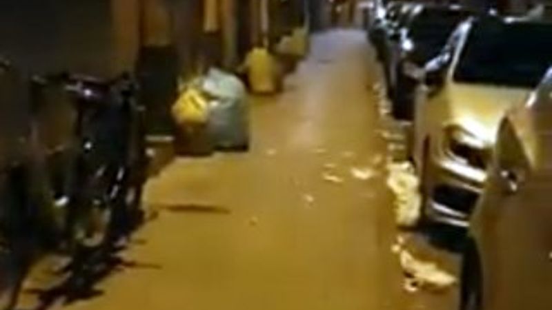 Belçika'da sokaklar çöpten geçilmiyor