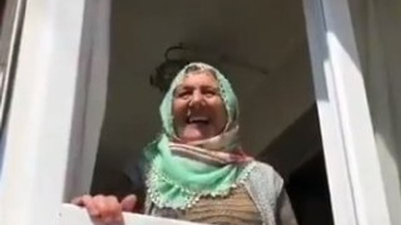 Tedbir amaçlı oğlu tarafından eve kilitlenen kadın