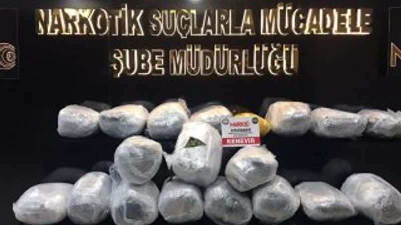 Diyarbakır’da 114 kilo esrar ele geçirildi