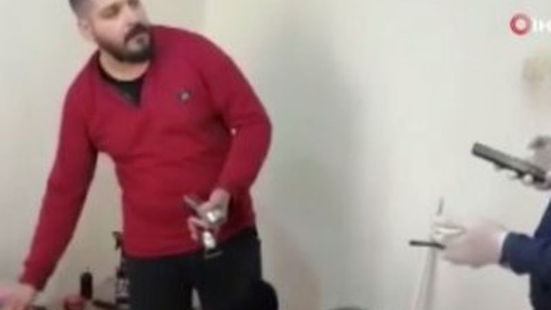 Evinde tıraş yapan Suriyeli berbere ceza