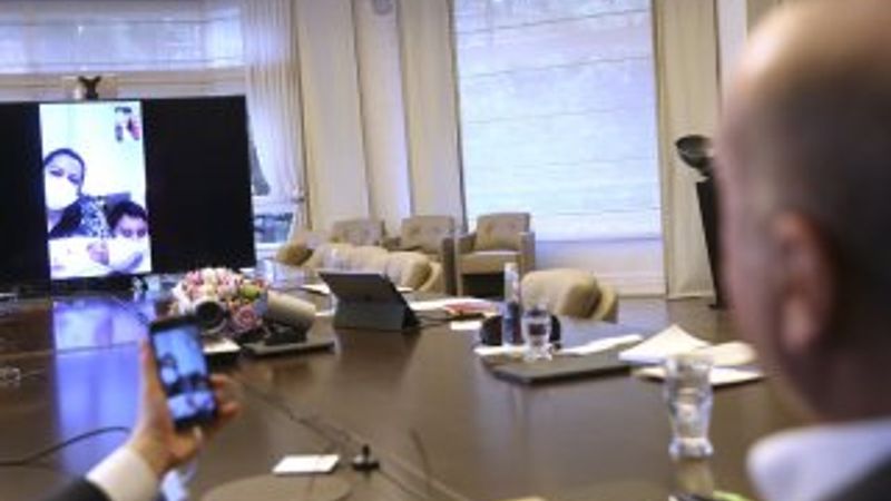 Erdoğan, karantinada doğum yapan Sevda Gül'ü tebrik etti