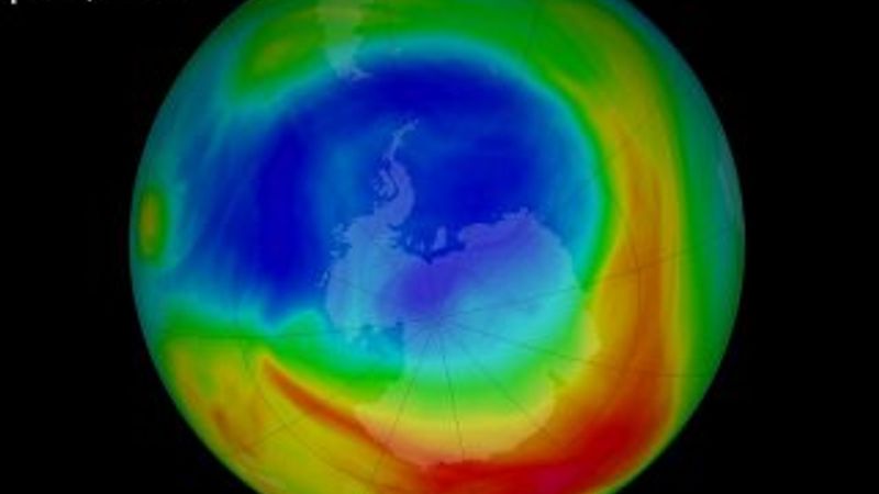 Bilim insanları ozon tabakasındaki deliğin küçüldüğünü keşfetti