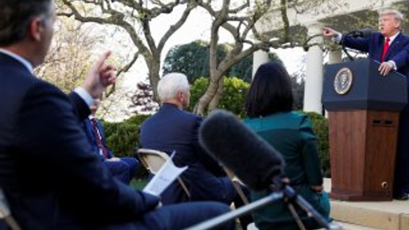 CNN'in koronavirüs sorusu Trump'ı kızdırdı