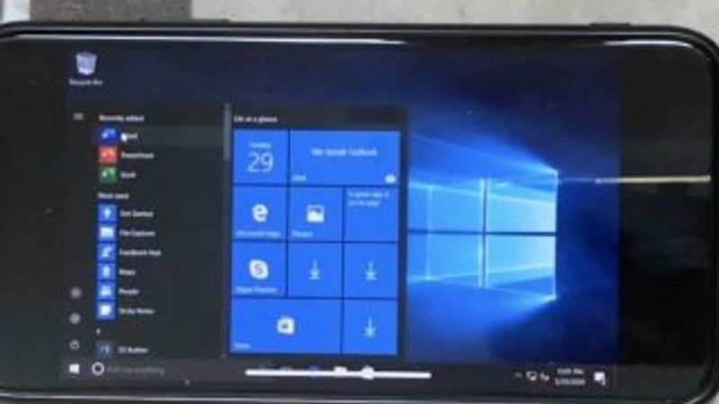 iPhone X'e Windows 10 işletim sistemi yüklendi