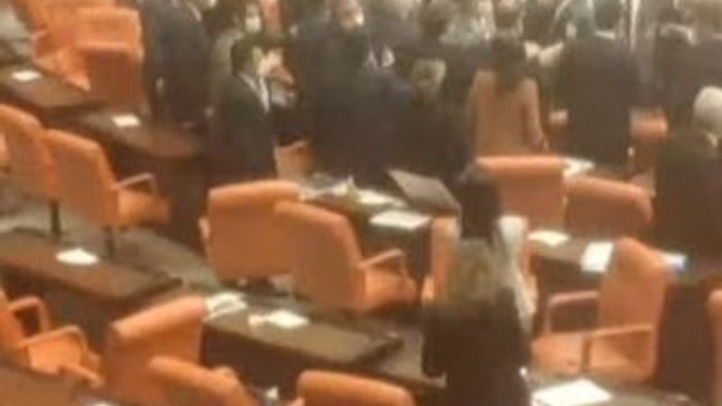 Meclis'te MHP ile HDP arasında gerilim