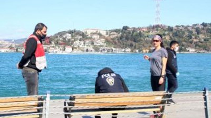 İstanbul'da yasağa rağmen sahile inenlere ceza