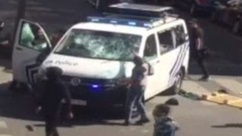 Belçika’da polisin çarptığı kişi öldü