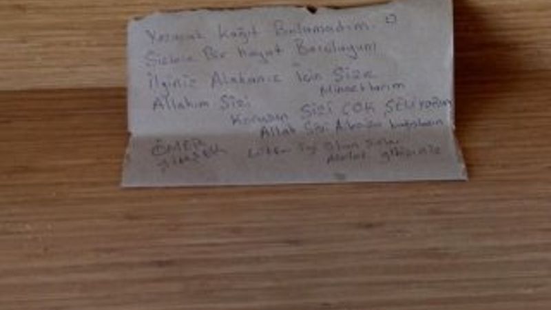 Sağlıkçılara 'Sizlere bir hayat borçluyum' notunu bırakan o genç konuştu