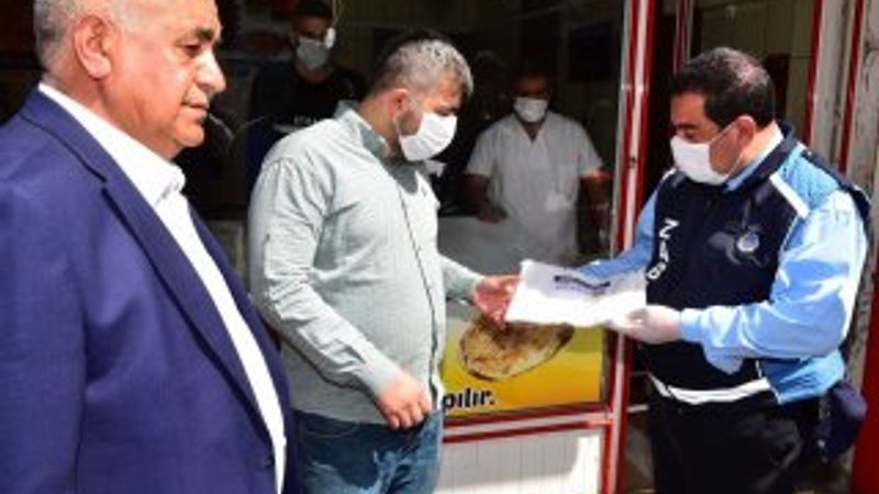 Malatya’da fırıncılara maske dağıtıldı