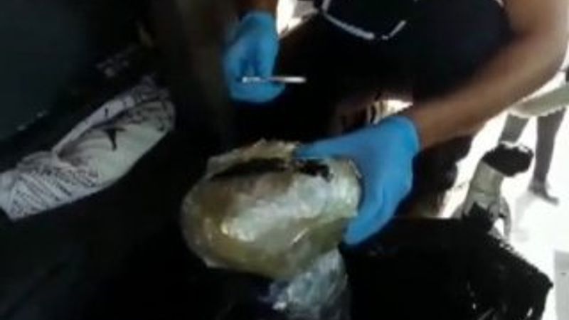 Seyahat izin belgeli tırdan uyuşturucu çıktı