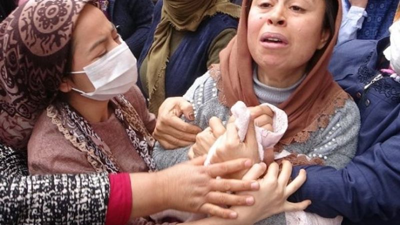 Babasının öldürdüğü Ceylan, toprağa verildi