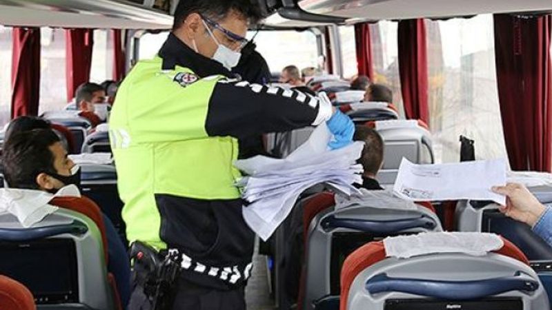 Sahte izin belgeli yolculara ceza