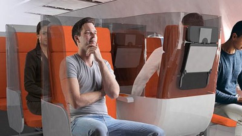 Uçakta oturma düzenine koronavirüs etkisi