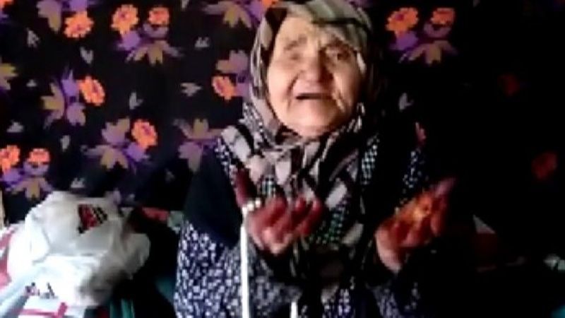 Yaşlı teyzenin devlete duası dinleyenleri duygulandırdı