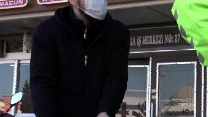 Sigara almaya çıktığını söyleyen sürücüye ceza