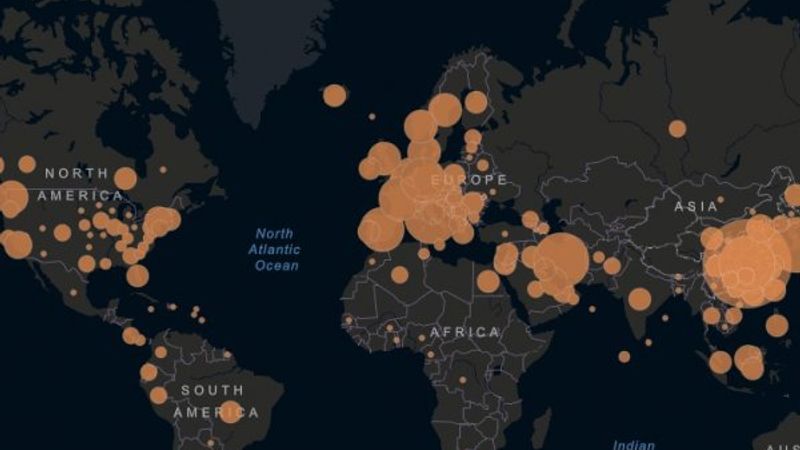 Batı ülkeleri koronavirüsün pençesinde